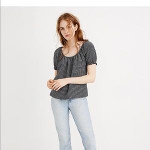 Madewell Texture & Thread Peasant Top